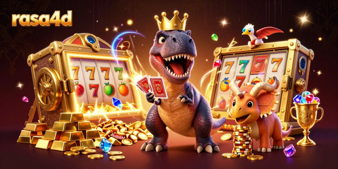 Rasakan pengalaman menang di kasino dengan ilustrasi 3D rasa4d yang penuh warna dan detail.