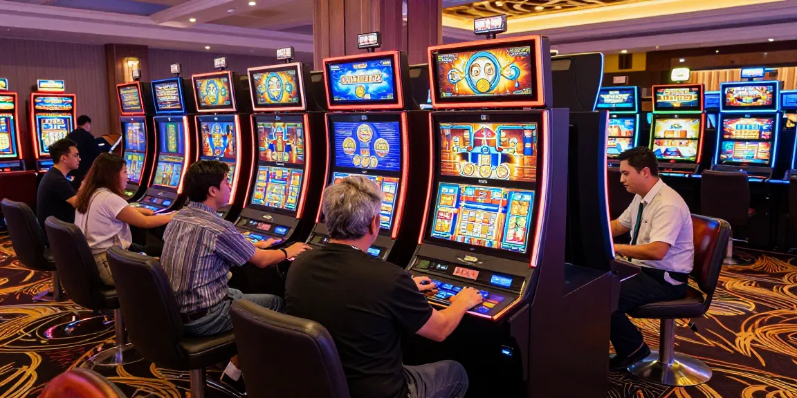Pengalaman bermain slot gacor hari ini di kasino modern yang meriah dengan pemain dari berbagai usia.