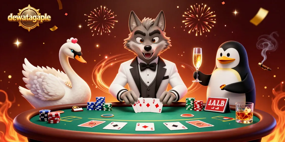 Mainkan gaple dengan dewatagaple, sambut kemewahan di meja permainan antara wolf, angsa, dan penguin.