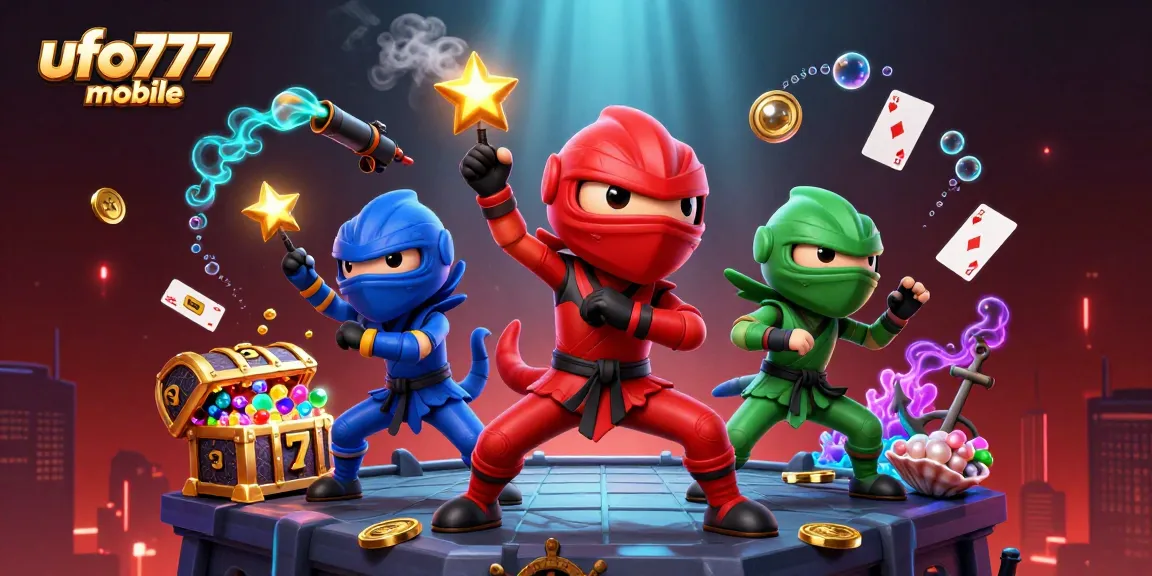 Engage with ufo777 mobile and experience vibrant 3D gaming adventure featuring dynamic characters and casino elements.