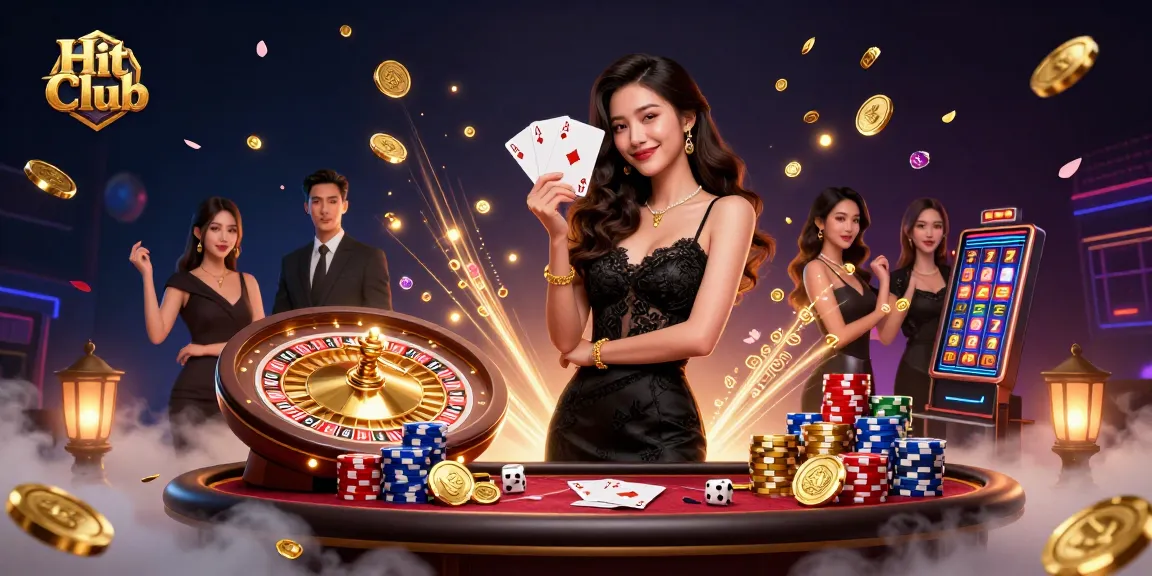 Engage with exciting games at Hit Club, featuring dynamic casino elements and vibrant atmosphere.