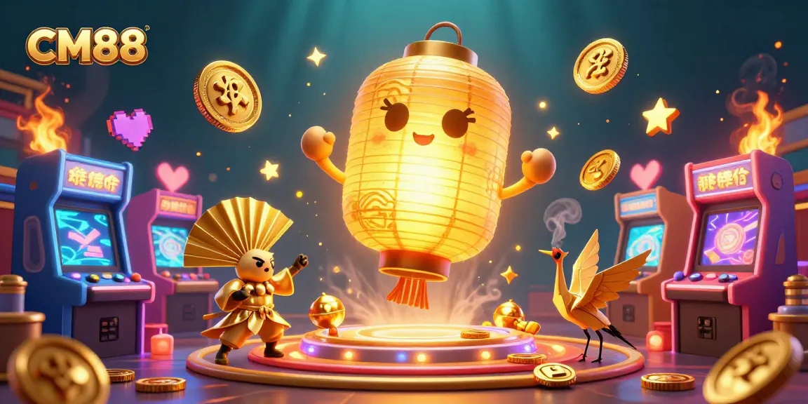 Join the fun at CM88 casino with vibrant gaming elements and lucky symbols enhancing your experience.