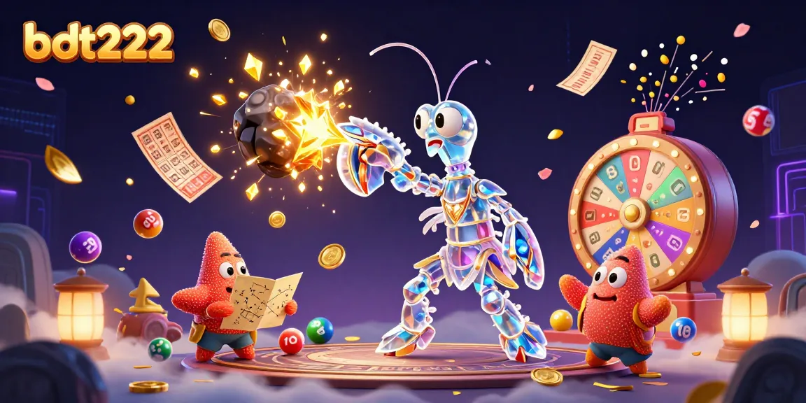 Experience thrilling gameplay with bdt222's vibrant 3D lottery and casino scene featuring dynamic elements.