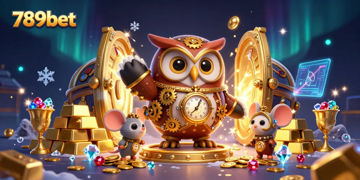 Experience thrilling action with 789bet in this vibrant 3D casino illustration featuring luxurious treasures.