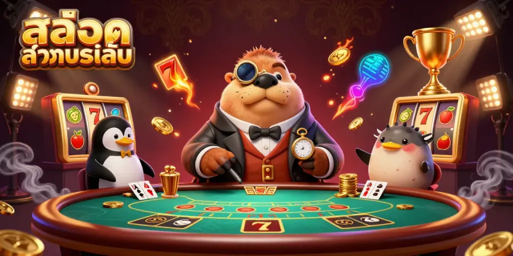 สล็อตทดลองเล่น: เล่นเกมสล็อตในท้องทะเลกับวาฬและเพนกวิน