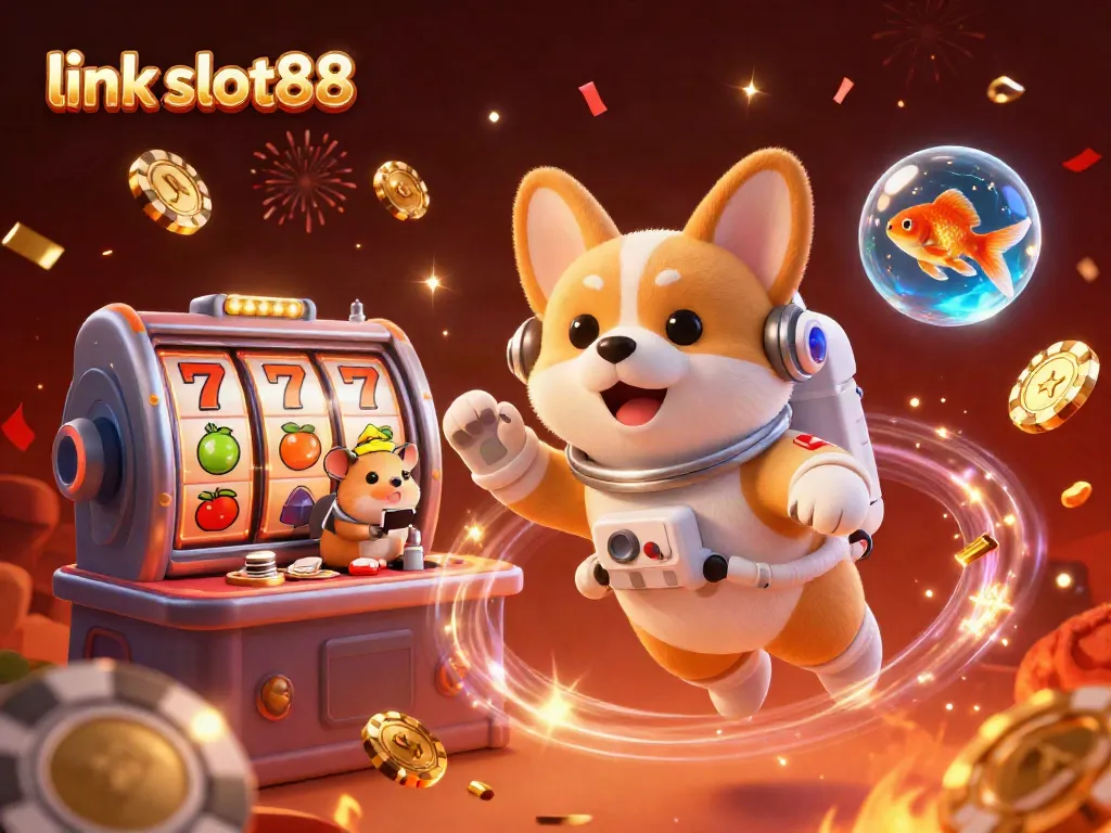 Putaran slot gacor menarik di link slot88 dengan simbol buah dan jackpot yang berkilauan.