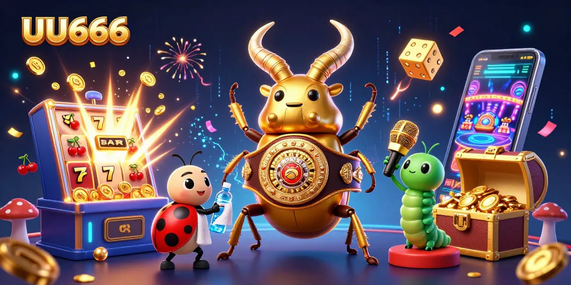Experience the excitement of UU666 with dynamic 3D casino characters and thrilling game elements.