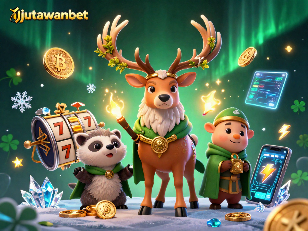 Experience the magic of gaming at jutawanbet with animated characters and vibrant slot game elements