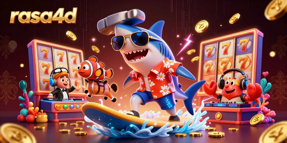 Rasa4d memunculkan aksi slot yang mendebarkan dengan pemandangan ceria dari hiu, ikan, dan kepiting memukau.