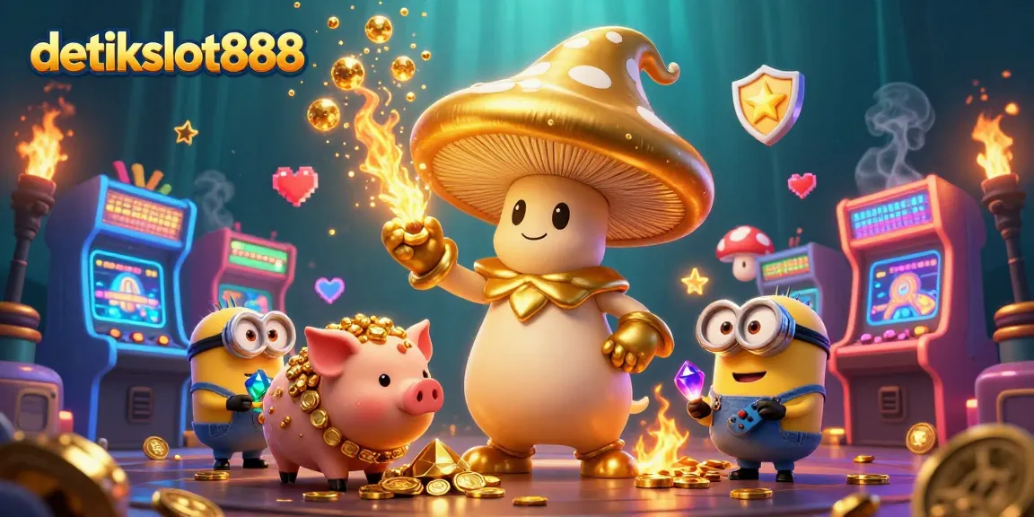 Menangkan permainan di detikslot888 dengan slot online dan karakter ajaib yang mengubah segalanya menjadi emas.
