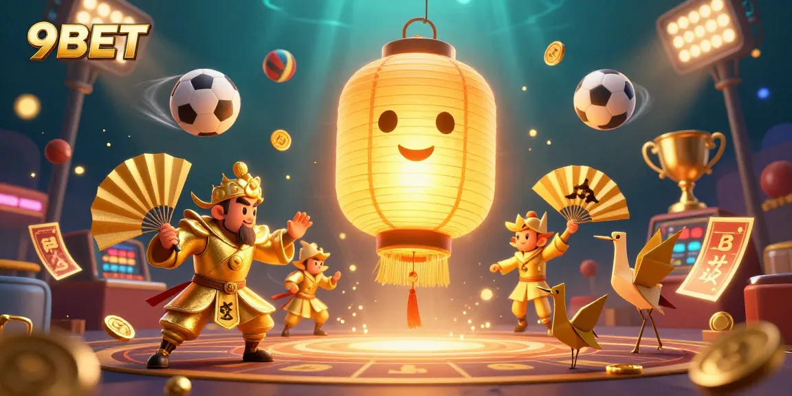 Engage with 9BET's captivating online casino gaming experience with vibrant 3D characters and dynamic action.