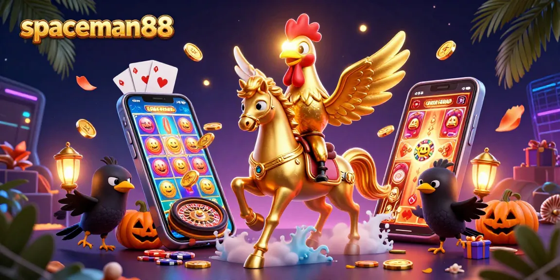 Experience the thrilling gameplay with spaceman88 slots featuring vibrant reels and golden prizes