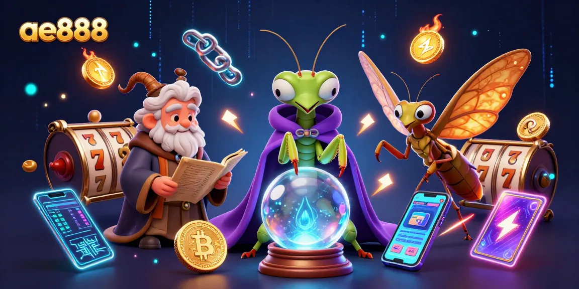 Engage in thrilling games at ae888 casino with 3D characters, slots, and vibrant visual effects.
