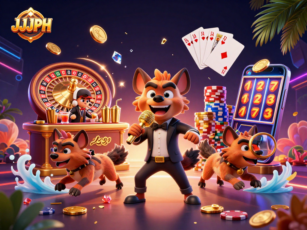 Mga hyena sa JJJPH na naglulunsad ng masayang casino night habang naglalaro ng mga paboritong laro ng mga manlalaro.