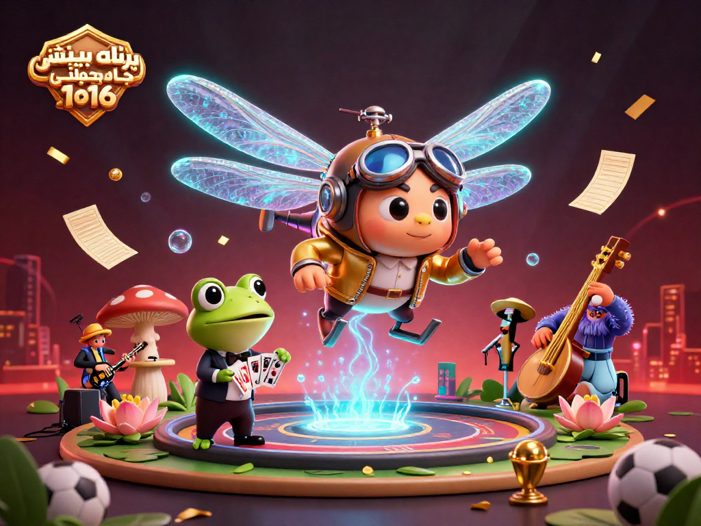 Experience exhilarating action with the برنامه پیش بینی جام جهانی ۲۰۲۶ at a lively lily pad casino scene.