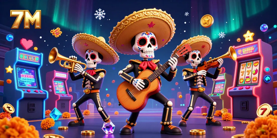 Experience thrilling gameplay with 7M's vibrant 3D casino atmosphere featuring dynamic characters and colorful game elements.