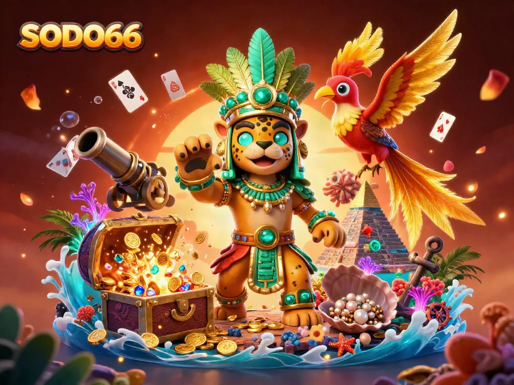 Experience thrilling gameplay at SODO66 with dynamic characters and vibrant casino elements.