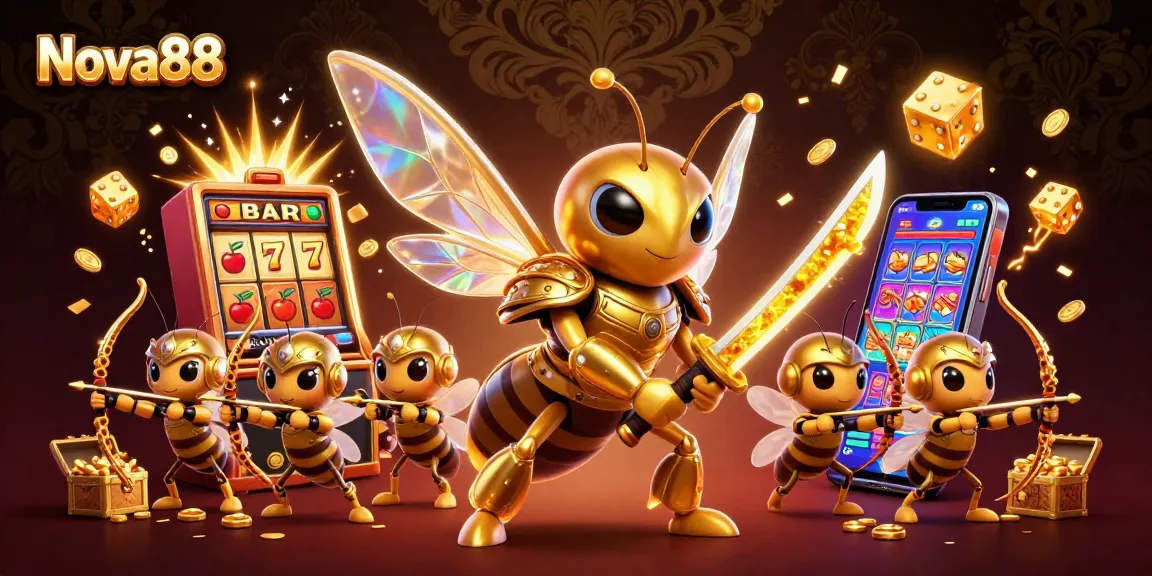 Experience winning thrills at Nova88 with vibrant 3D casino scenes and jackpot excitement.