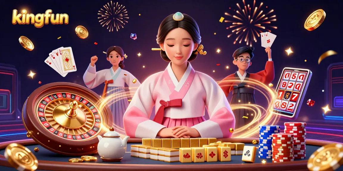 Join kingfun for a thrilling casino experience with vibrant slots and roulette action!