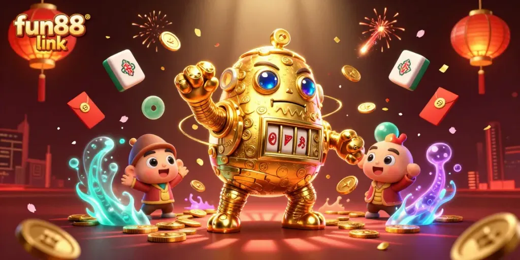 Activate your strategy with fun88 link in this vibrant online casino scene filled with festive elements.