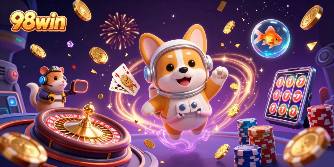 Win exciting jackpots and slots with 98win's vibrant online casino experience.