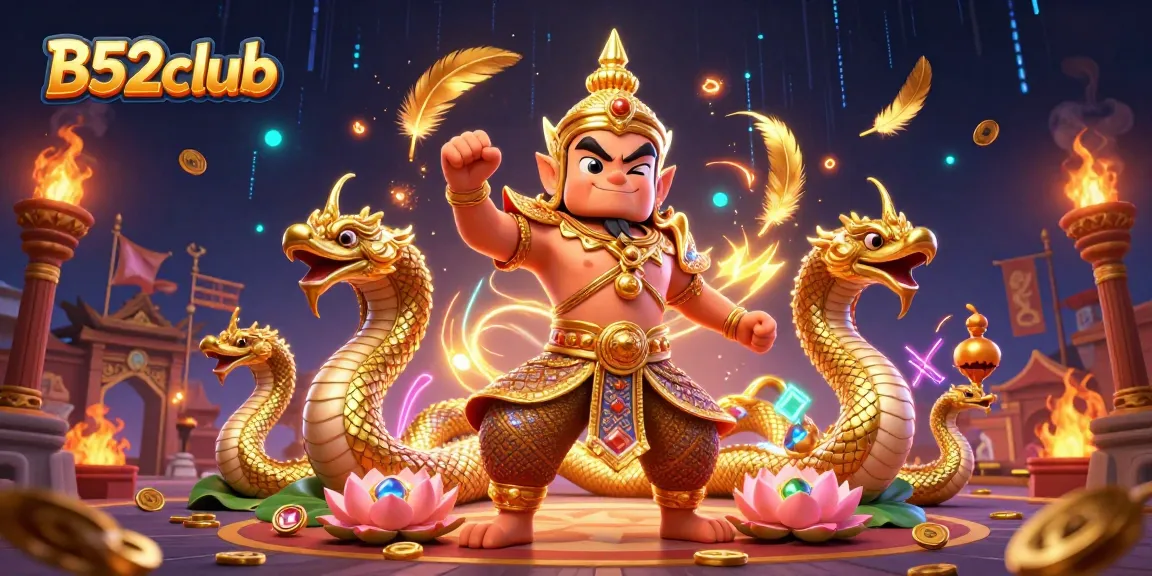 B52club enhances the gaming experience with vibrant characters and thrilling casino elements.