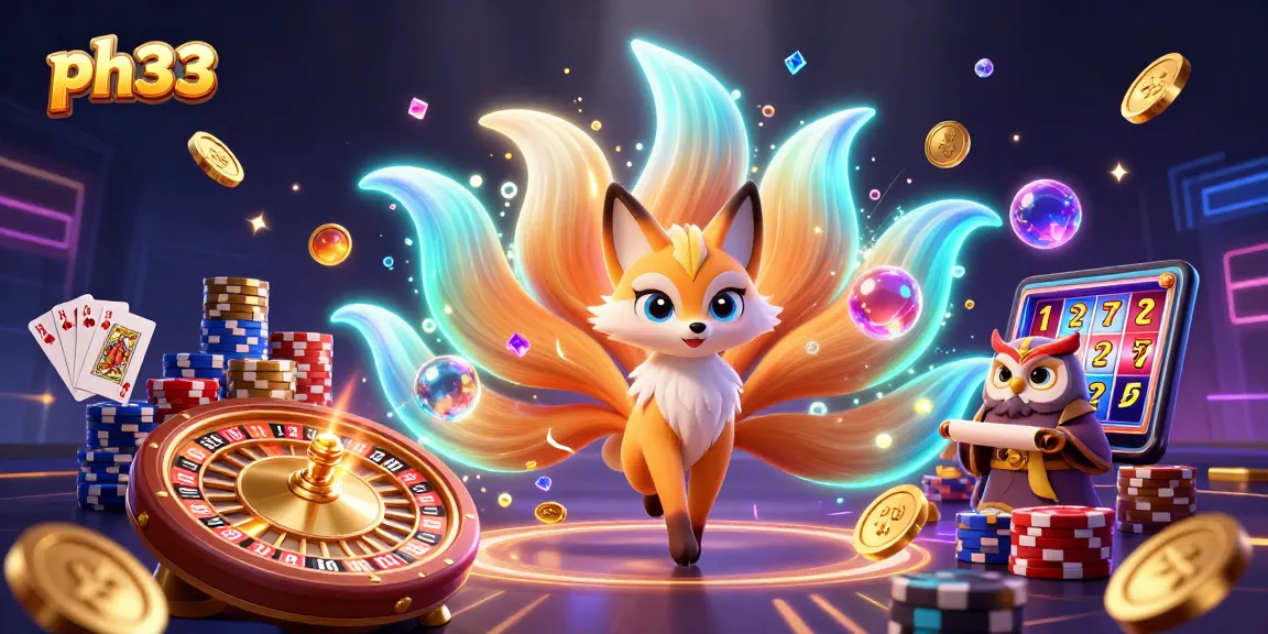Experience thrilling gameplay at ph33 with slots, coins, and vibrant characters in action