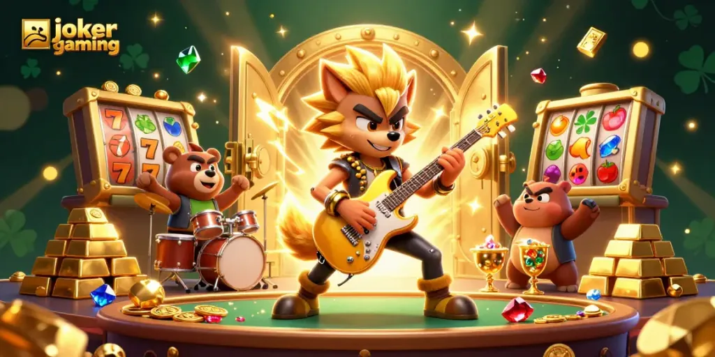 การเล่น joker gaming ที่คาสิโนออนไลน์ด้วยกราฟิก 3D เพลงระเบิด