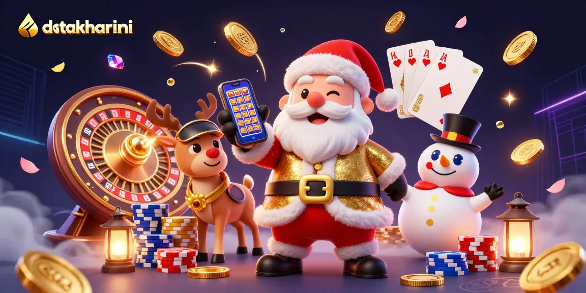 Melihat Data HK saat menikmati permainan kasino dalam ilustrasi 3D yang meriah.