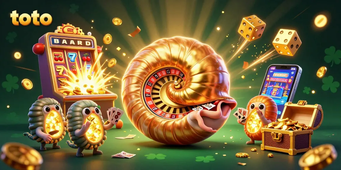 Menggunakan tota, nautilus raksasa dan simbol slot memberi harapan kemenangan di kasino.