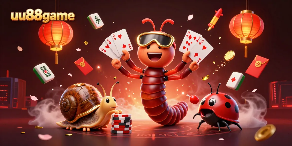Engage with the thrilling uu88game experience featuring vibrant casino elements and characters.