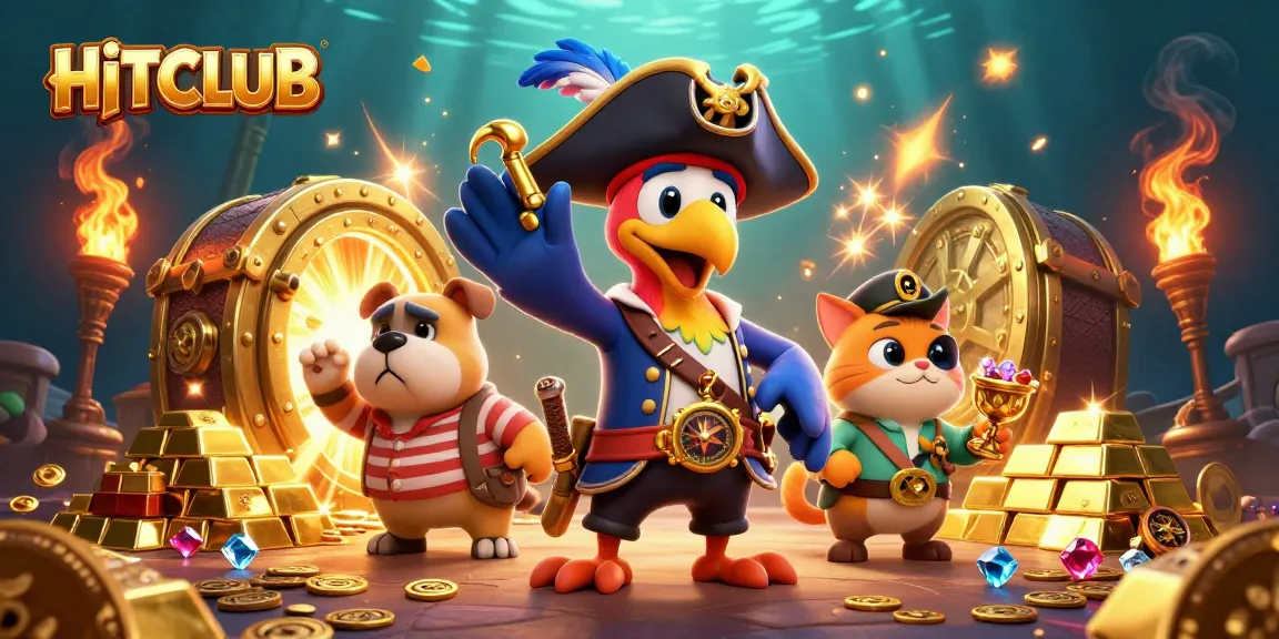 Experience thrilling wins with HITCLUB as treasure hunters discover jewels and gold!