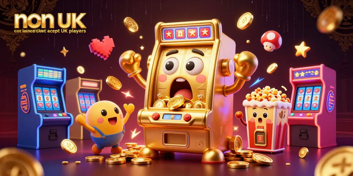 Experience the thrill of non UK casinos that accept UK players with vibrant slot machines and games.