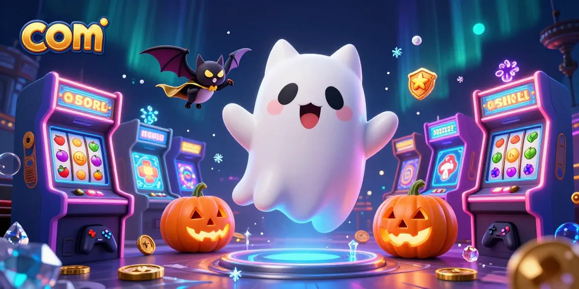 Play thrilling casino games with com as a ghost cat and vampire bat illuminate the haunted scene