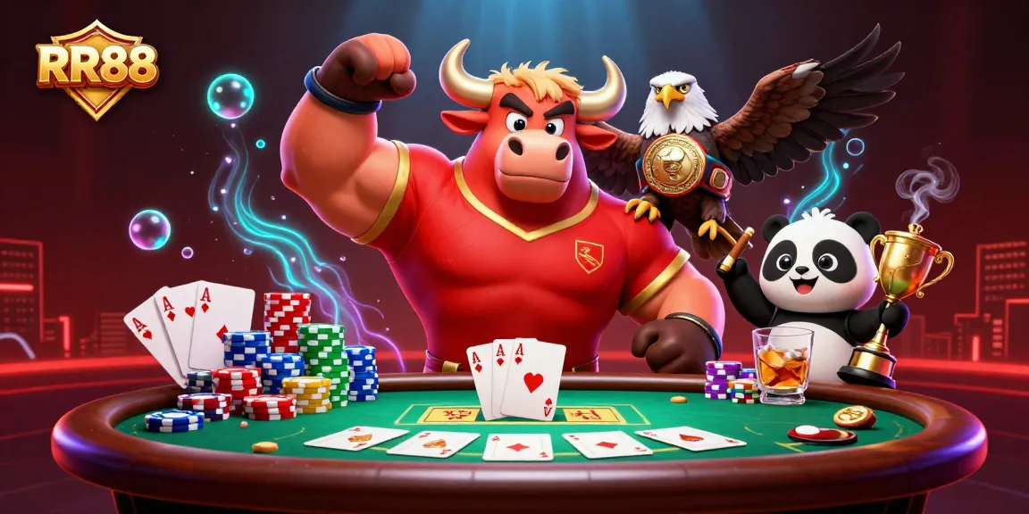 RR88 challenges players with dynamic poker scenes, immersing in thrilling casino action.