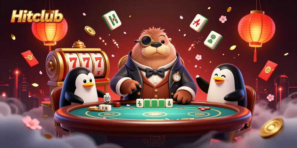 Hitclub's vibrant slot gaming scene showing walrus and dealers in action.