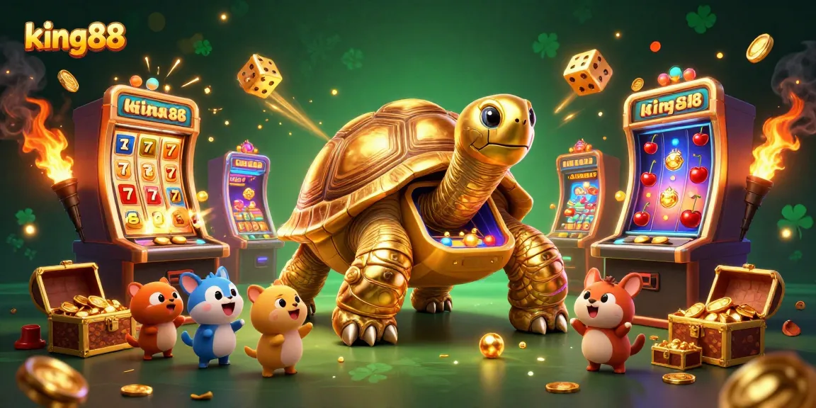 Experience thrilling wins with king88's dynamic slot games and golden tortoise pinball!