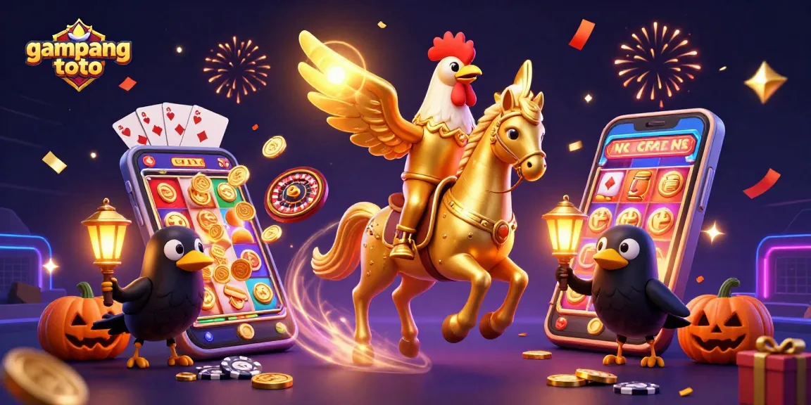 Gampangtoto menunjukkan permainan kasino dengan karakter unik dan elemen menarik.