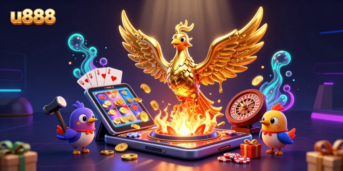 Experience the excitement of u888 slots with golden phoenix and dynamic casino elements.