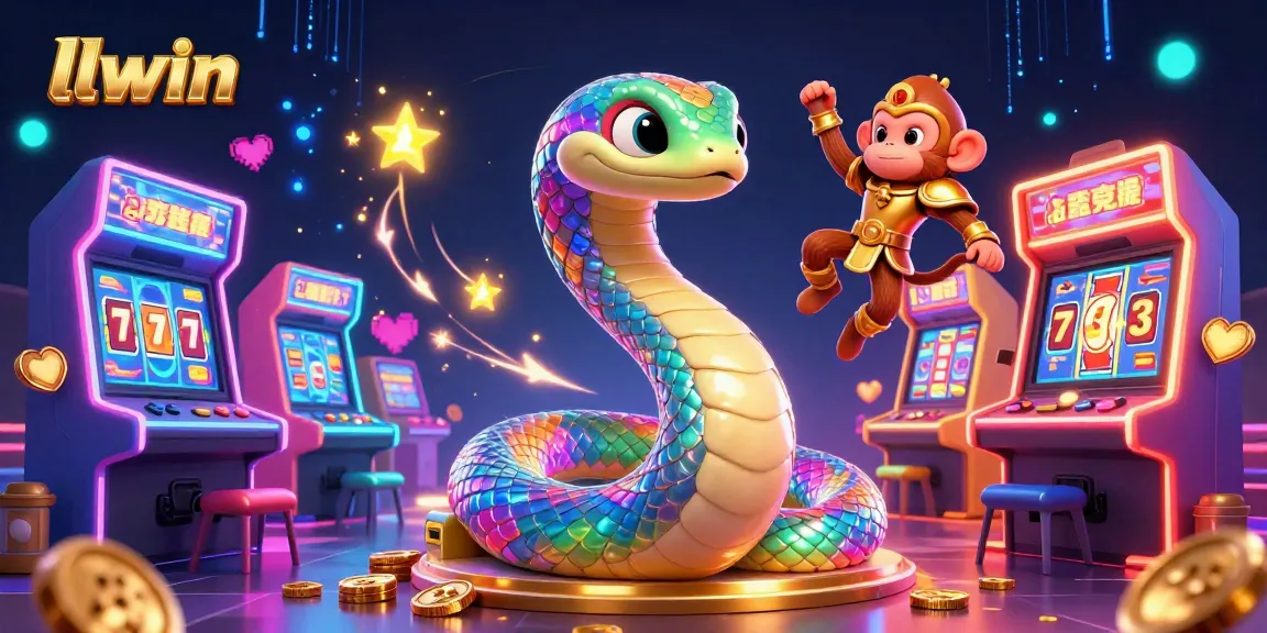 Experience thrilling gameplay at llwin with vibrant casino elements and playful characters.