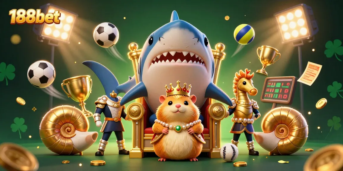 Membangkitkan kemenangan di 188bet dengan raja hamster emas dan prajurit kuda laut.