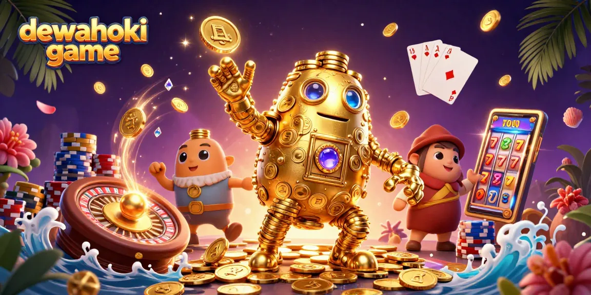 Engage with the dewahoki game through vibrant 3D casino characters and dynamic gambling elements.