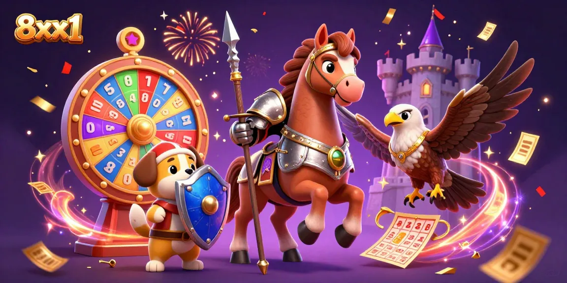 Engage with thrilling games at 8xx1, featuring dynamic characters and vibrant gambling elements.