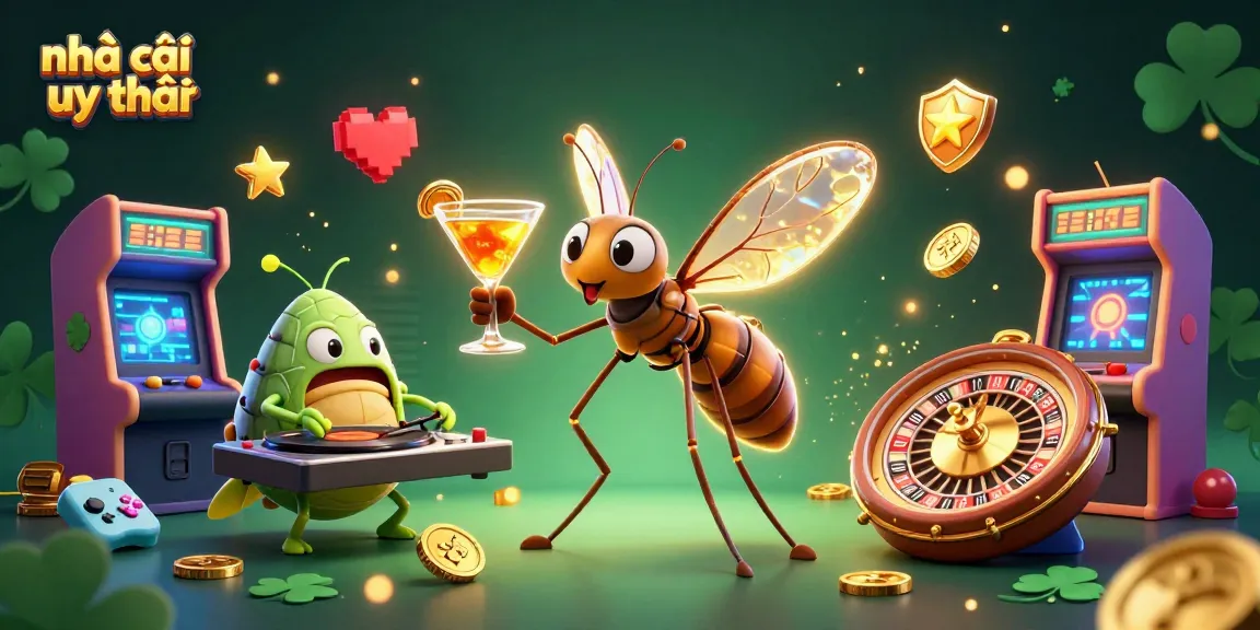 Experience exciting gameplay in nhà cái uy tín with colorful characters and casino elements in vibrant detail.