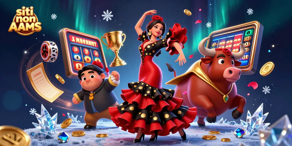 I siti non AAMS evidenziano una dinamica scena di casinò 3D con personaggi coinvolgenti e elementi di gioco vibranti.