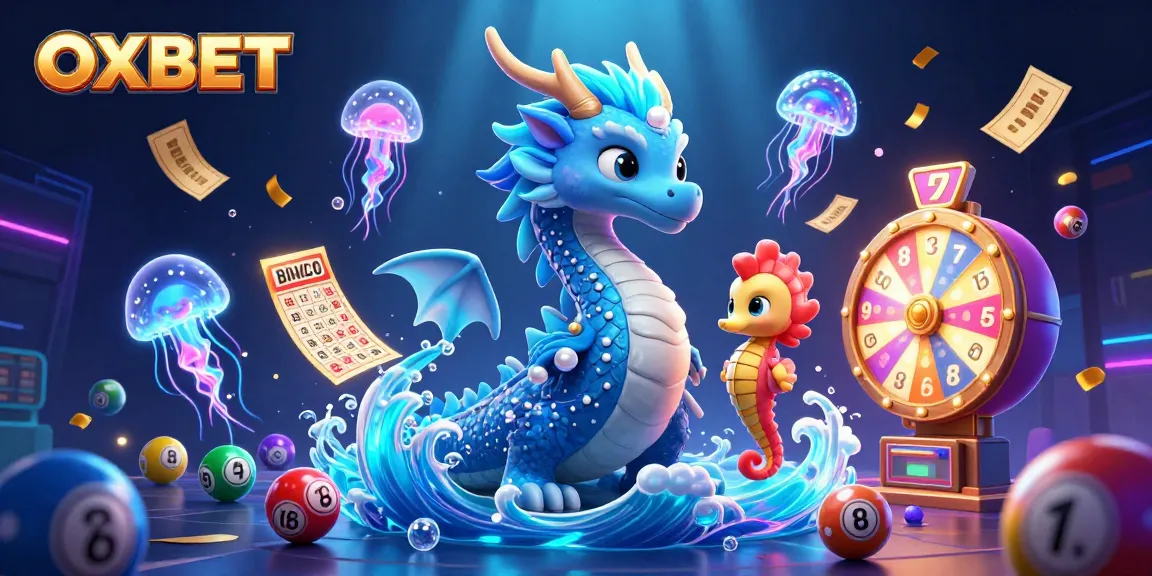 Experience the thrill of winning at OXBET with a vibrant, dynamic casino scene featuring energetic characters and games.