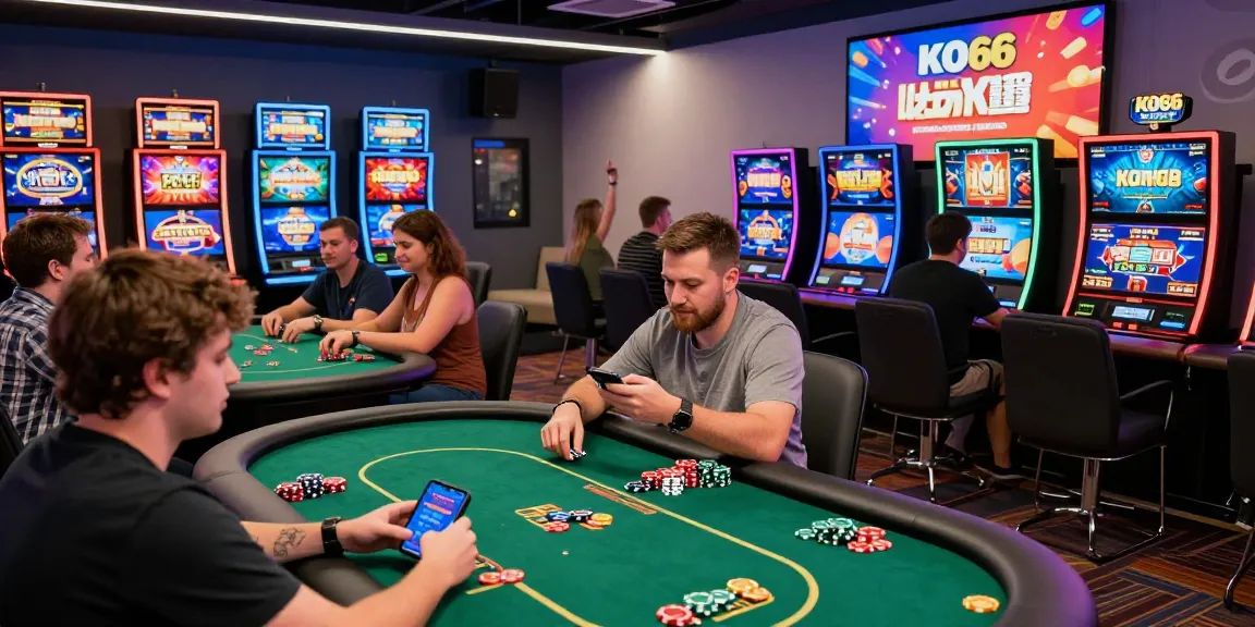 Engaging KO66 online casino scene with vibrant gaming activity and promotions.