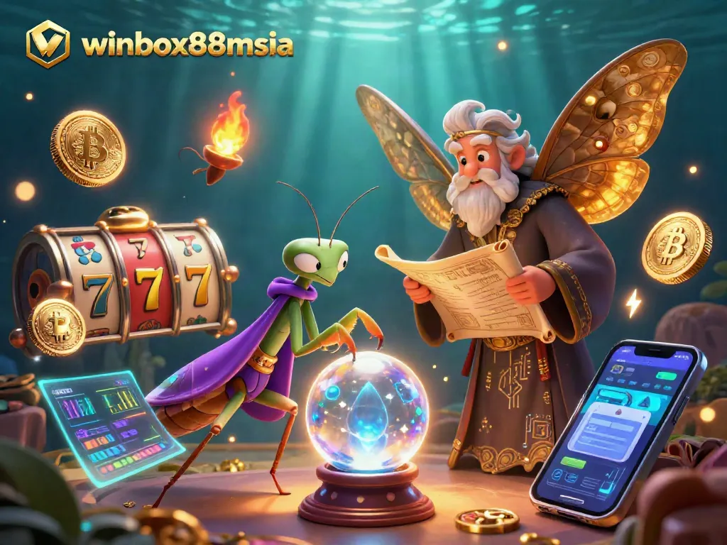 Experience thrilling wins at winbox88msia with vibrant slots, fortune tellers, and mystical gaming elements