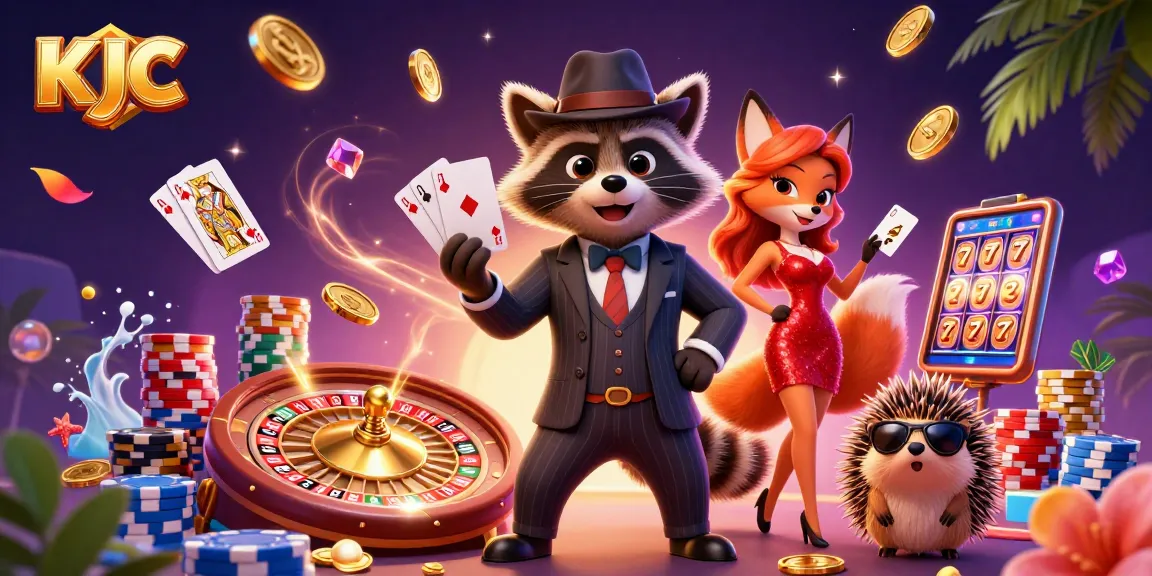 KJC turns gaming into excitement with vibrant characters and dynamic casino elements.
