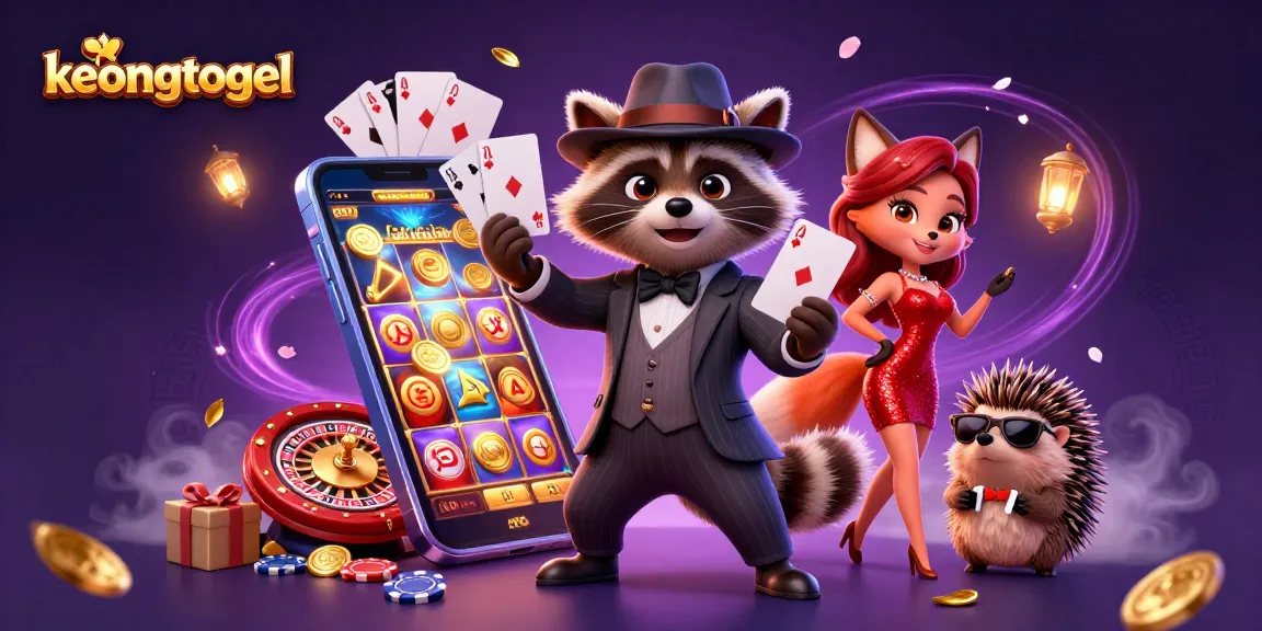 Spin to win with keongtogel: Exciting slot games and vibrant characters in a magical casino world.